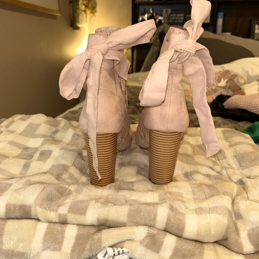 Pink just fab booties